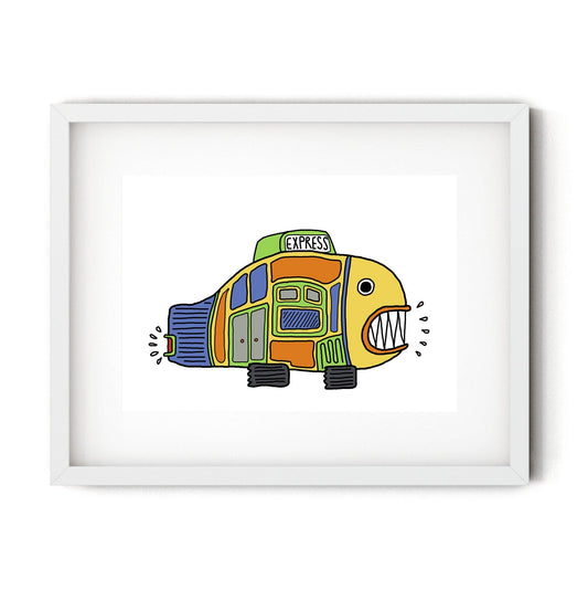 Fish Express Bus (Print)