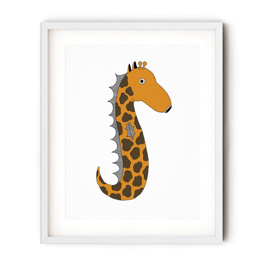 Vinny the Sea Giraffe (Print)