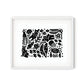 Fish Blobs #1 (Black) - Print