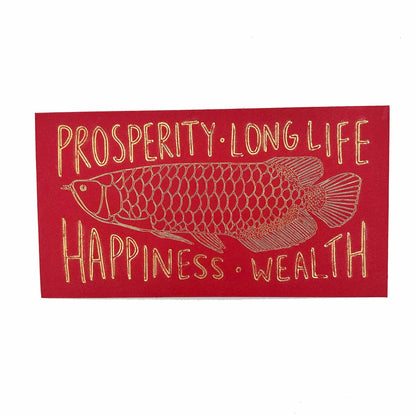 Arowana Fish - Red Envelope / Hong Bao / Ang Pao