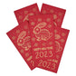 Rabbit (Floral) - Lunar New Year 2023 -  Year of the Rabbit - Red Envelope