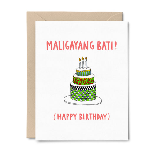Maligayang Bati / Happy Birthday - Card