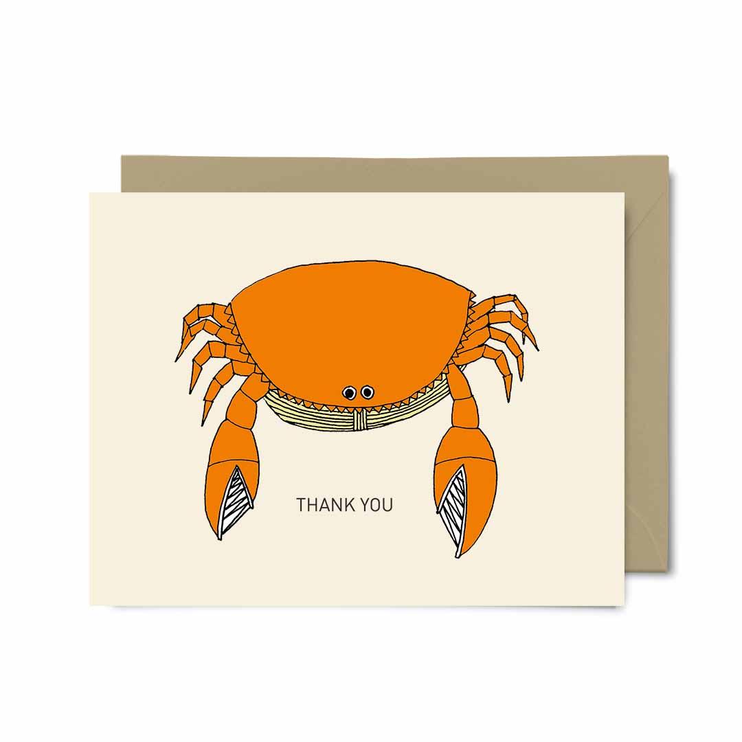 Crab - Thank You Card Set