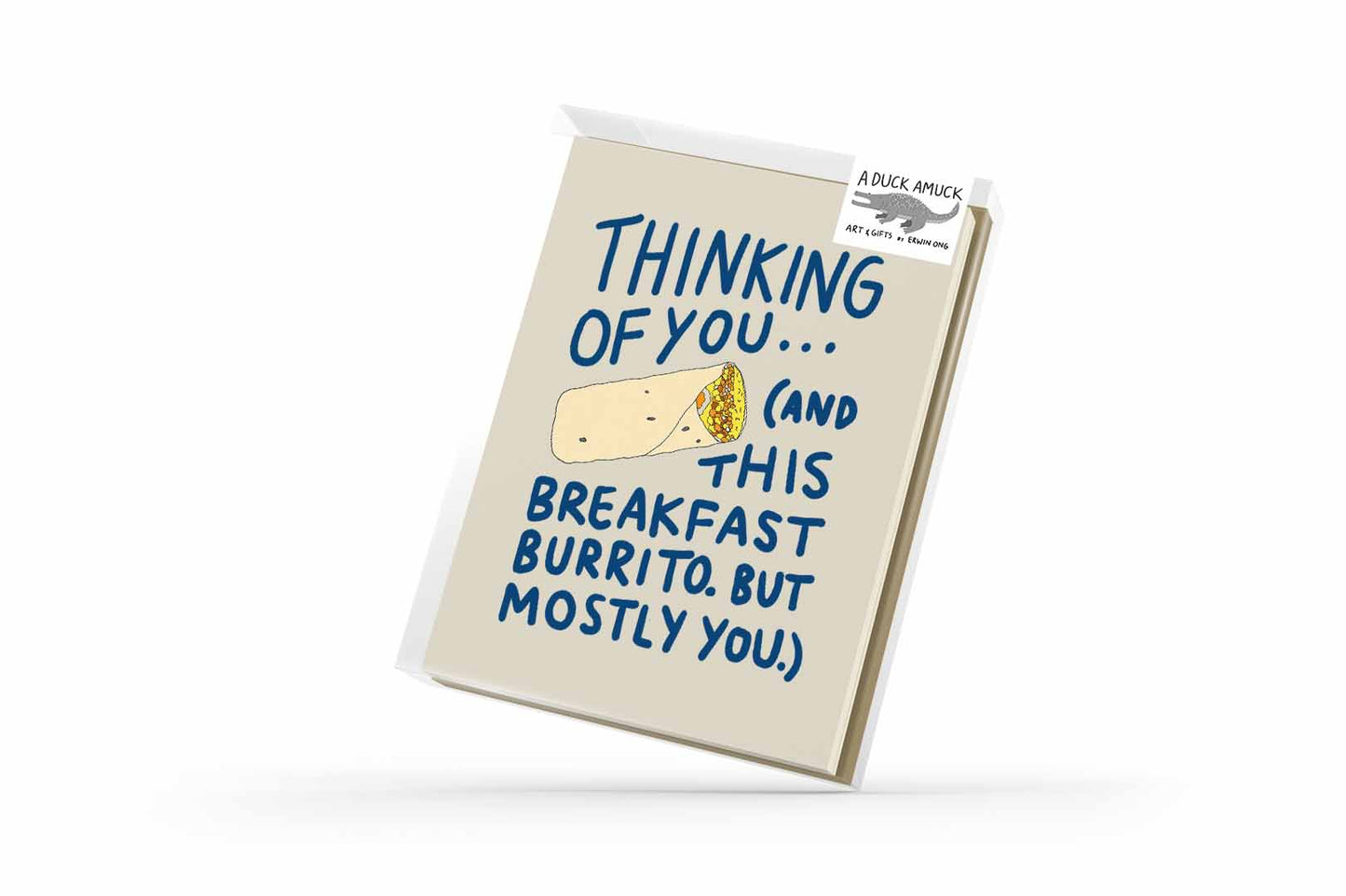Thinking of Breakfast Burritos (and You) - Card