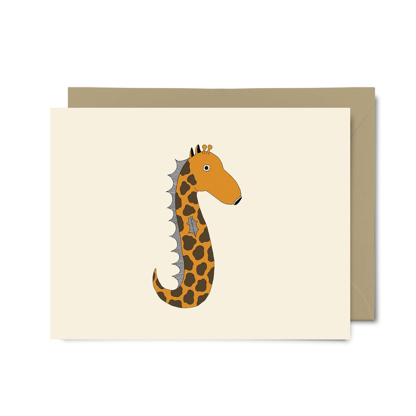 Vinny the Seahorse Giraffe - Notecard Set