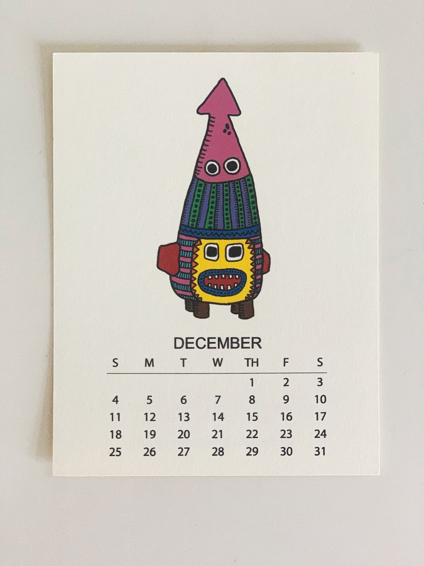 Fish Totems - 2022 Monthly Desk Calendar With Stand