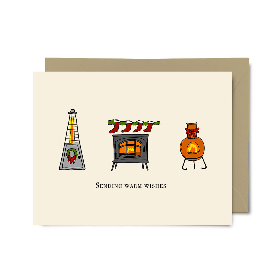 Sending Warm Wishes - Holiday Greeting Card
