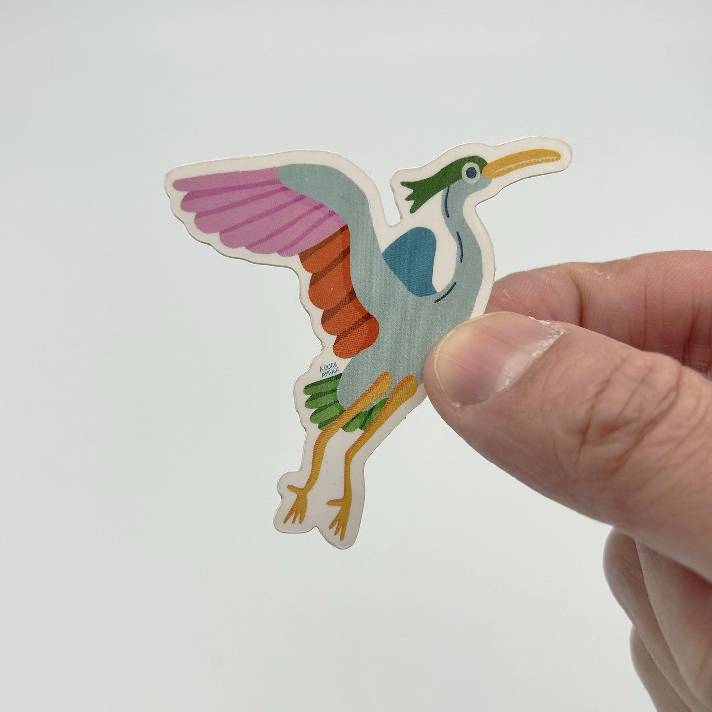 Heron (Vinyl Sticker)