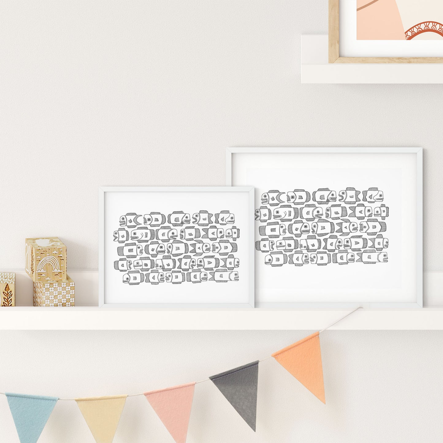 Fish Logjam (Print)