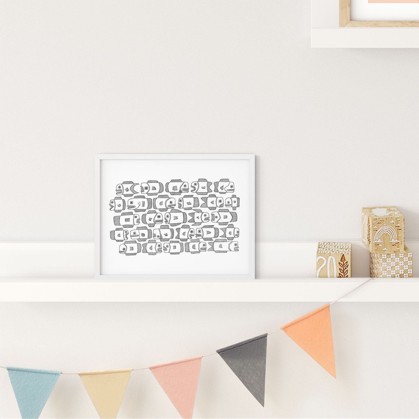 Fish Logjam (Print)