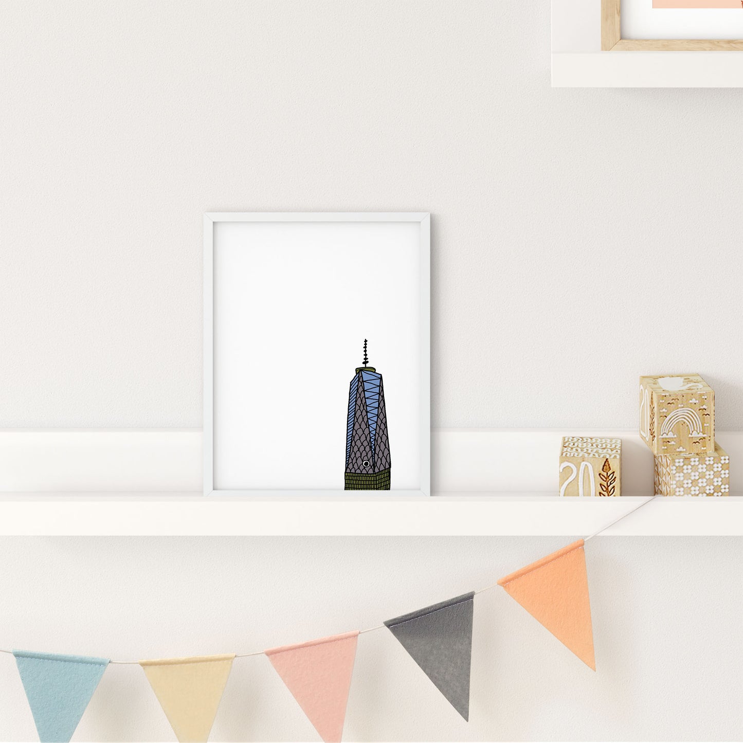 Fish Freedom Tower (Print)
