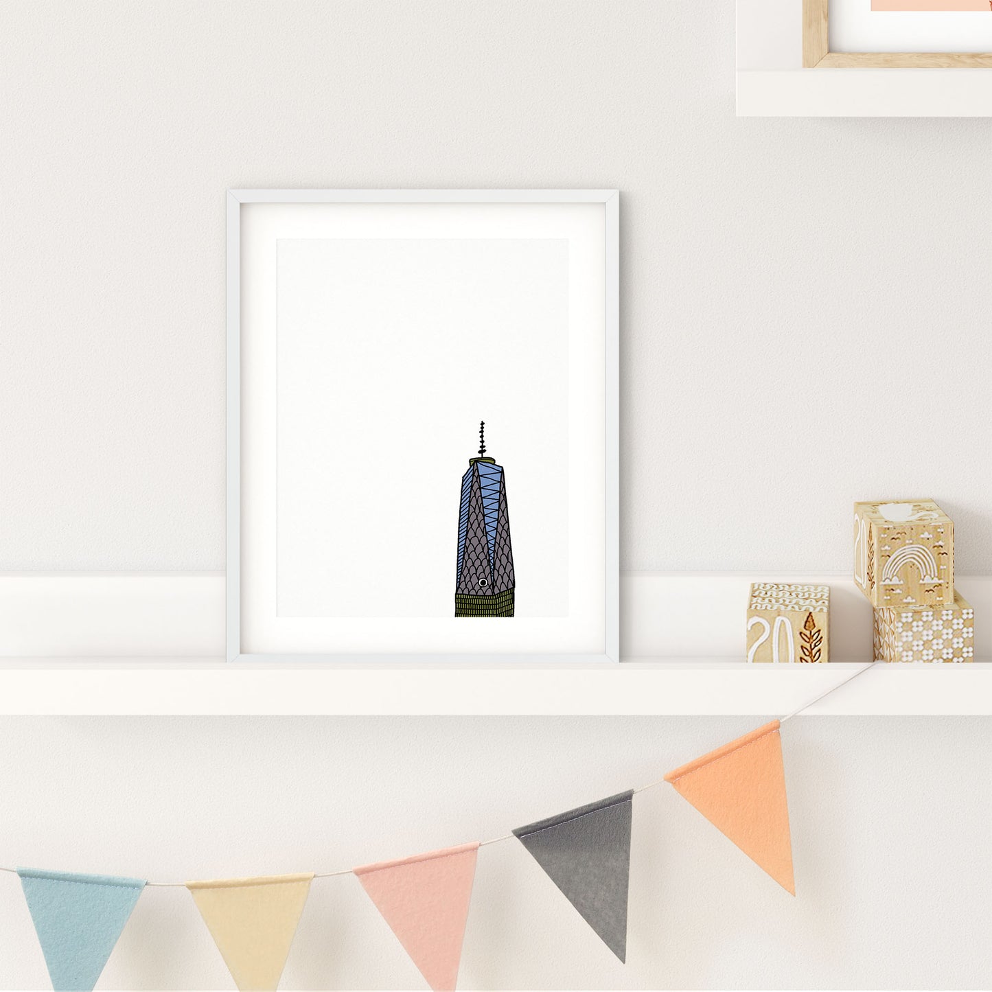 Fish Freedom Tower (Print)