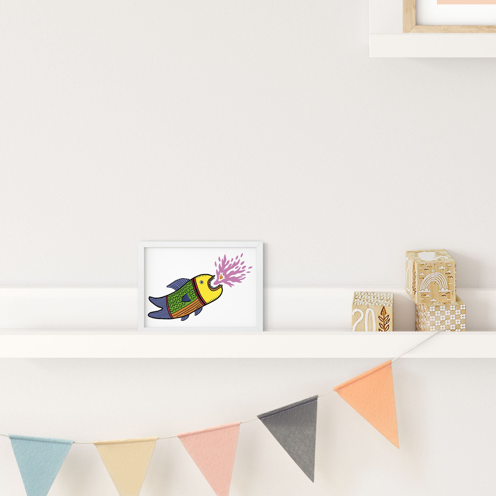 Fire-Breathing Fish (Print) – ADUCKAMUCK