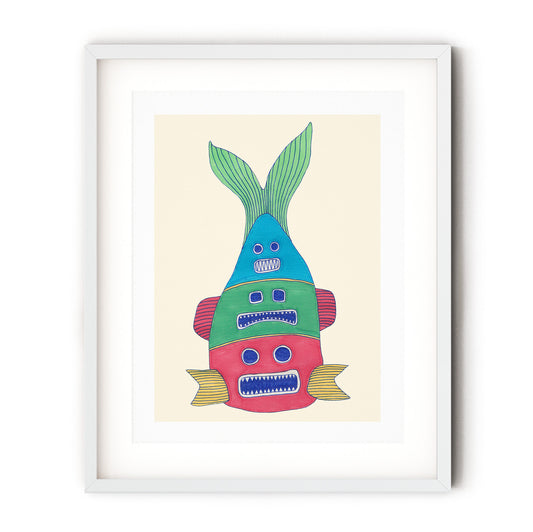 Fish Totem #1 (Print)