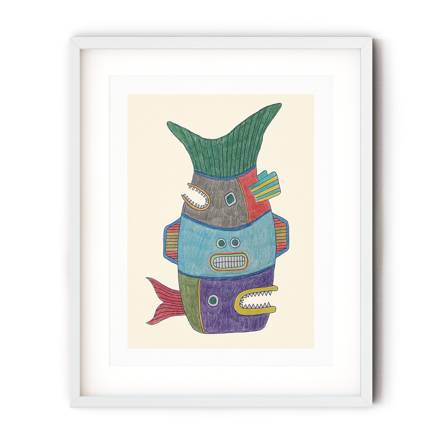 Fish Totem #3 (Print)