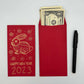 Tiger (Floral) - Lunar New Year - Red Envelope / Hong Bao / Ang Pao