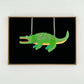 “Tic Tac” Alligator Necklace