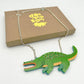 A Duck Amuck x designosaur: Fish and Alligator Necklace (Pre-Order)
