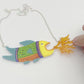 Fire-Breathing Fish Necklace